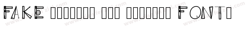FAKE mtrsong 80s special FONT字体转换
